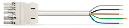 WAGO 771-9995/106-102 Anschlussleitung weiss 5x1,5qmm L=1m
