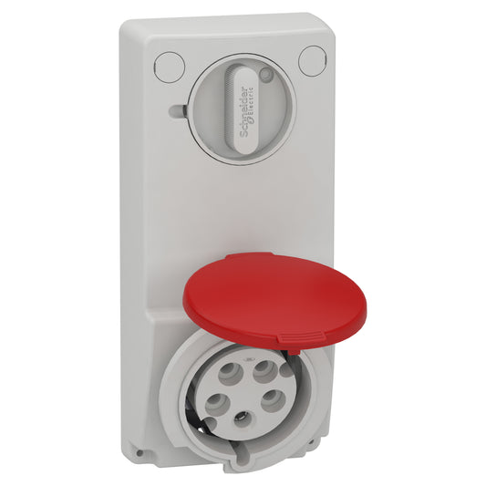 SE 82047 Anbausteckdose Verrieg. Ip44 32A 400V 5P