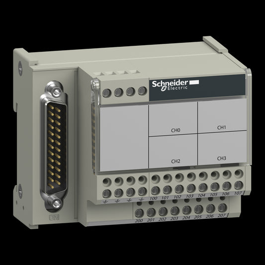 SE ABE7CPA412 Klemmenblock f.4 Thermoelemente