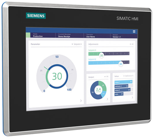 SIEM 6AV2128-3GB40-0AX0 SIMATIC HMI MTP700 Unified Comfort Hygienic hygienisch I