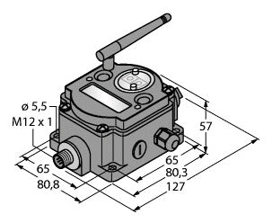 TURC DX80G2M6S-P2 Funkübertragungssystem Sterntopologie Gateway