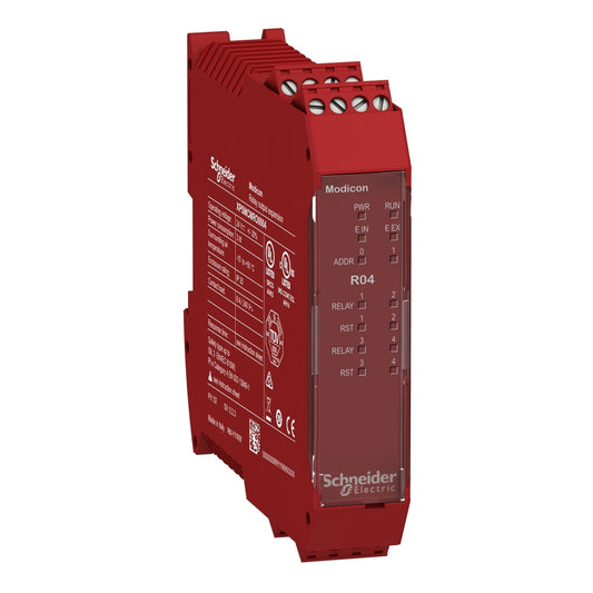 SE XPSMCMRO0004 Erweiterungsmodul 4 sichere Relaisausgänge für XPSMCM