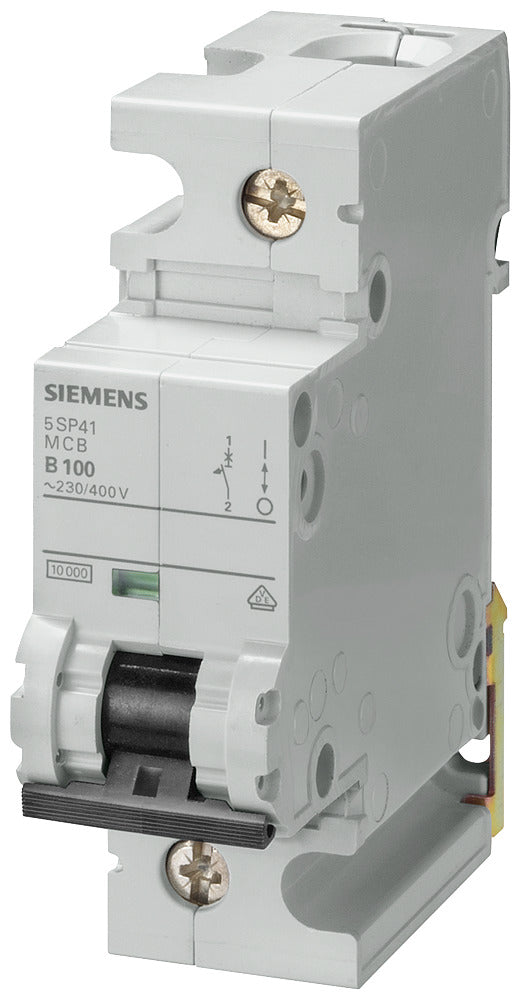 SIEM 5SP4191-6 Leitungsschutzschalter 230/400V 10kA, 1pol. B, 100A, T=70mm