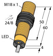 TURC BI5-S18-AZ3X/S97 Induktiver Sensor mit erweitertem Temperaturbereich