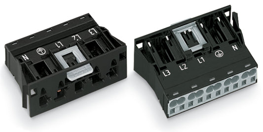 WAGO 770-715 Stecker 0,5-4 qmm schwarz 5-polig