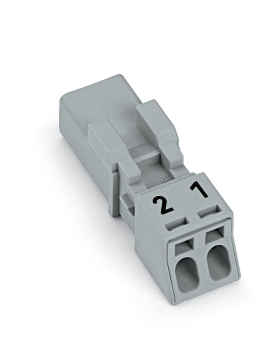 WAGO 890-252 Stecker 0,25-1,5 qmm grau