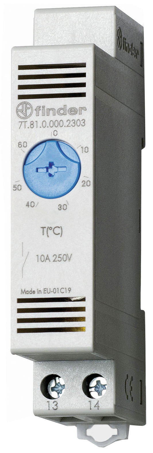 FIN 7T.81.0.000.2303 Thermostat für Schaltschrank Schließer/0-60Grad