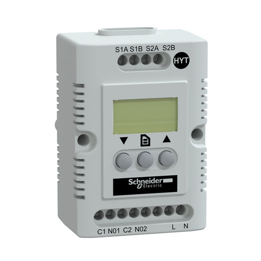 SE NSYCCOHYT230VID Thermo- + Hygrostat Display 230VAC 2S
