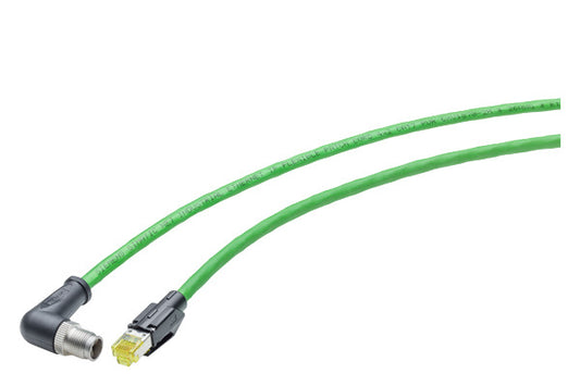 SIEM 6XV1878-5SN10 IE TP Cord M12-90/RJ45-180, vorkonf. IE Flexible Cable, mit 1