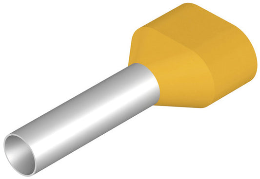 WEI H6,0/29D ZH GE Aderendhülse, 6 qmm, 18 mm, Farbcode: DI