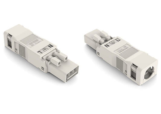 WAGO 890-133 Stecker 0,25-1,5 qmm weiß