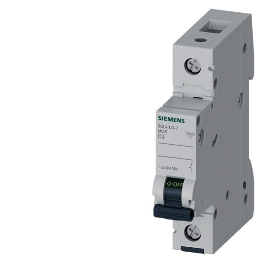 SIEM 5SL4103-7 Leitungsschutzschalter 230/400V 10KA, 1Polig,