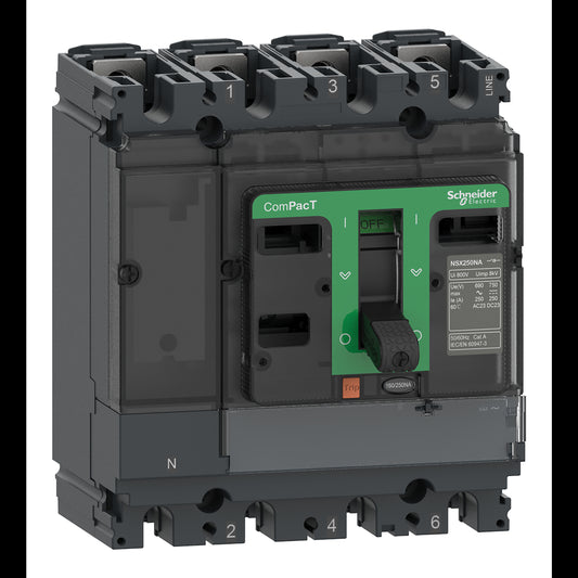 SE C254250S Lasttrennschalter ComPacT NSX250NA, 4 poles, 250 A, AC22A, AC23A