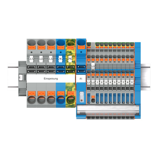 WAGO 821-107 TOPJOB®S-Unterverteiler-Set,mit Drücker