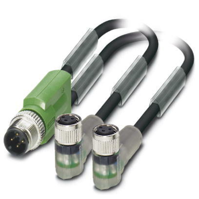 PHO SAC-3P-M12Y/2X3,0-PUR/M8FR-2L Sensor-Aktor-Kabel 2x3p