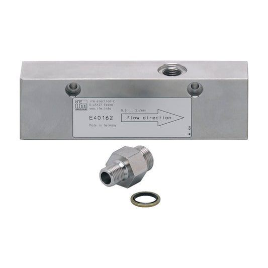 IFM E40162 Adapterblock D15 / G ¿ für Strömungssensoren Typ
