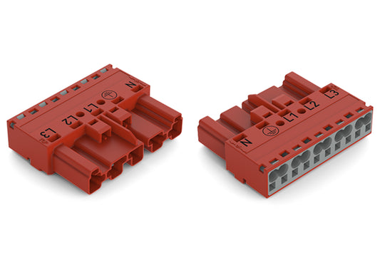 WAGO 770-1315 Stecker 0,5-4 mm rot