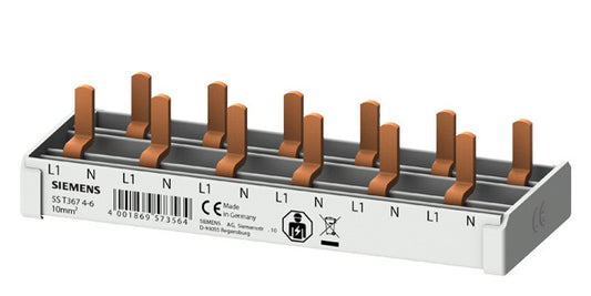 SIEM 5ST36746 Stiftsammelschiene kompakt 10qmm 6TE