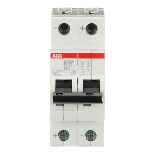 ABB S202M-B32UC Sicherungsautomat B-Char., 10kA, 32A, 2P LS S202M-B32UC