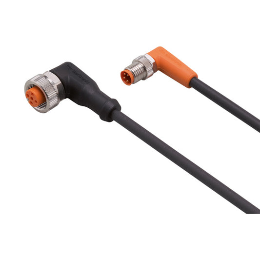 IFM EVC382 Verbindungskabel abgewinkelt M8 4-polig DC PNP silikon-/halogenfrei