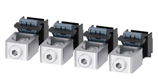 SIEM 3VA9134-0JB11 Rundleiteranschlussklemme 4 Stück Zubehör für: 3VA4/5 125