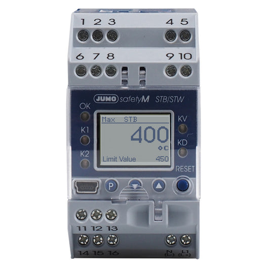 JUMO 701150/8-01-0253-2001-23/005,058 Sicherheitstemperaturbegrenzer, 240V Siche
