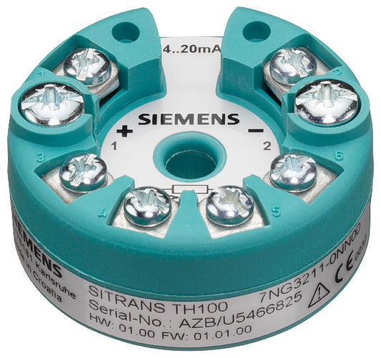 SIEM 7NG3211-0NN00 Temperaturmessumformer Sitrans TH100 f.Pt100 z.Einbau im Ansc