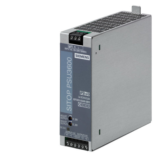 SIEM 6EP3323-0SA00-0BY0 Stromversorgung SITOP PSU3600 dual, 1-phasig DC 2x15 V/3