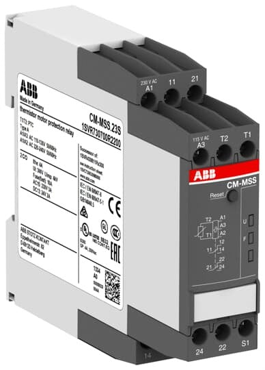 ABB CM-MSS.23P Thermistor-Motorschutzrelais 2We, 110-130VAC/220-240VAC CM-MSS.23