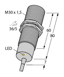 TURC BI10-M30-AP6X/S120 Induktiver Sensor mit erweitertem Temperaturbereich