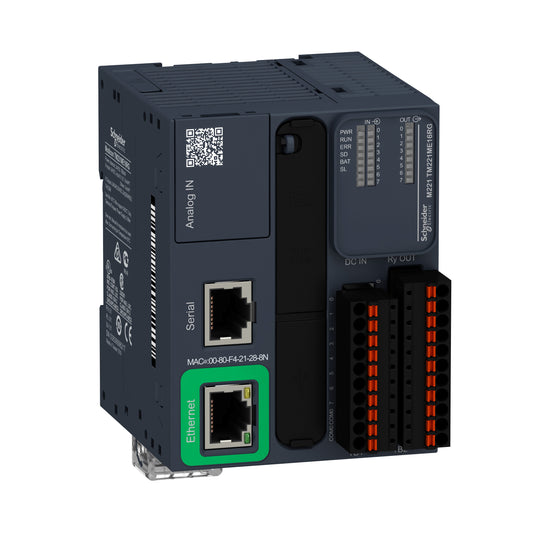 SE TM221ME16RG SPS-Steuerung M221M Ethernet/seriell 2 analog Ein.8 dig. Ein.8 di