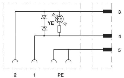PHO SAC-3P-M12MS/0,3-PUR/A-1L-Z Sensor-/Aktor-Kabel