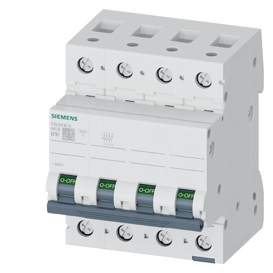 SIEM 5SL6616-6 Leitungsschutzschalter 400V 6kA 3+N-pol. B 16