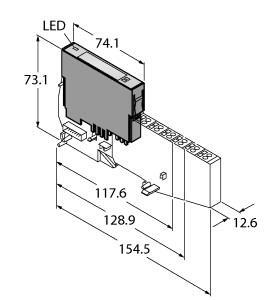 TURC BL20-2DO-R-CO BL20 Elektronikmodul Relaismodul, 2 Wechsler