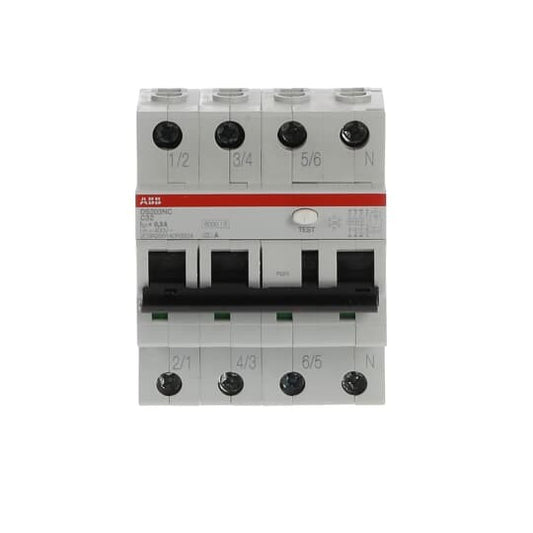 ABB DS203NC C32 A300 FI/LS-Schalter 6kA, 3P+N, Typ A, C 32, 300mA