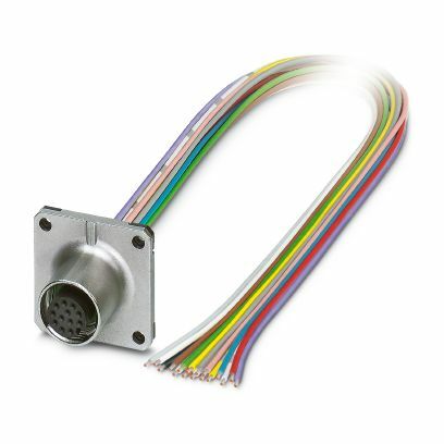 PHO SACC-SQ-M12FS-17CON-25F/0,5 Einbausteckverbinder