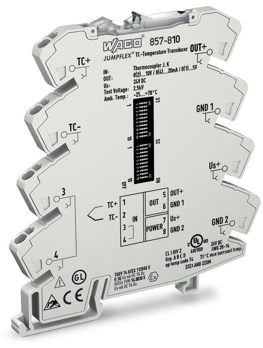 WAGO 857-810 Temperaturmessumformer für Thermoelemente