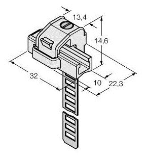 TURC KLRC-UNT1 Montagezubehör für Rundzylinder oder Zugankerzylinder