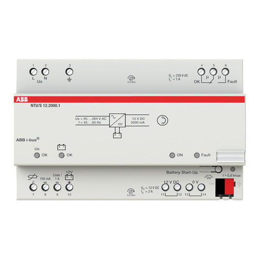ABB NTU/S12.2000.1 Unterbruchsfreies Netzteil 12VDC 2A, REG