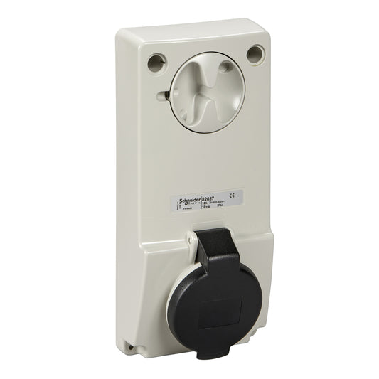 SE 82037 Anbausteckdose Verrieg. Ip44 16A 500V 4P