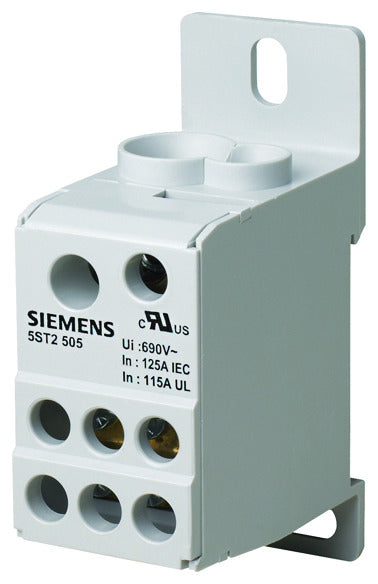 SIEM 5ST2505 Verteilerblock 1p 125A 690V für Hutschiene
