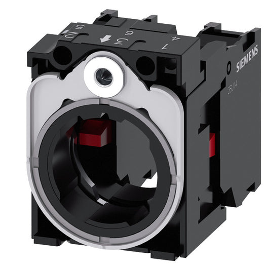 SIEM 3SU1550-1AA10-1PA0 Halter für 3 Module, Metall, 1Ö, 1Ö