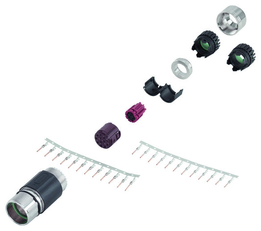SIEM 6FX20030SA12 Signalstecker 12 Pol. Aussengewinde Stift