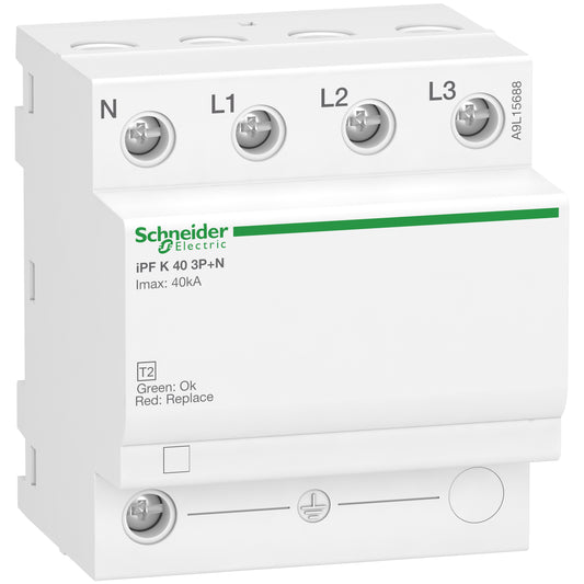 SE A9L15688 Überspannungsableiter iPF K 40, Typ 2, 3P+N, Imax 40kA, In 15kA, TT