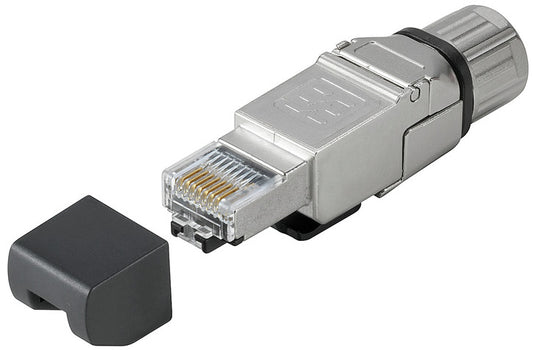 WEI IE-PS-RJ45-FH-180-B-1.1-CG Stecker RJ45 werkzeuglos Verschraubung