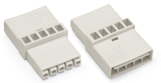 WAGO 890-655 Zwischenkupplung 1 x Stecker / 1 x Buchse 5-polig 100 % fehlsteckge