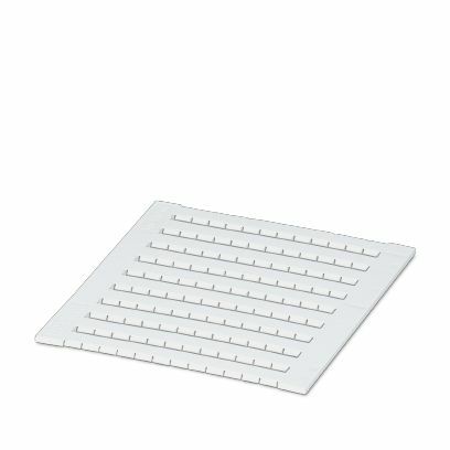 PHO ZBFM 5/WH: UNBEDRUCKT Zackbandmatte flach ws 120tlg