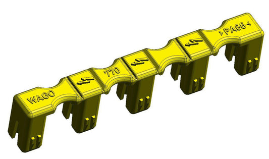 WAGO 770-360 Verschlussstück für Stecker 5-polig teilbar gel