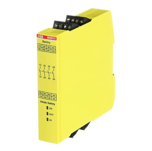 ABB Sentry BSR11 24VDC Sicherheits-/Erweiterungsrelais Relaisausgänge 4 NO