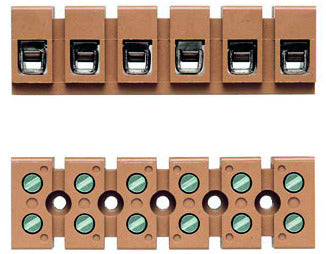WEI MK 6/6/E Ein- und mehrpolige Klemmleiste, 6 mm&su p2,, S